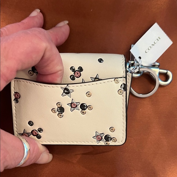 Coach Cream Wallet Bag Charm - Picture 5 of 8